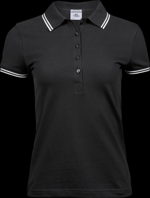 Women´s Luxury Stripe Stretch Polo