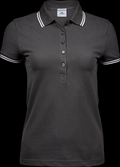 Women´s Luxury Stripe Stretch Polo