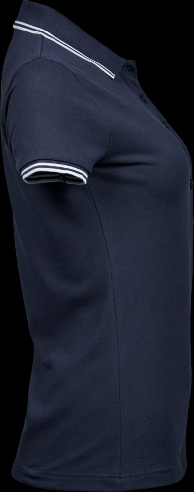 Women´s Luxury Stripe Stretch Polo