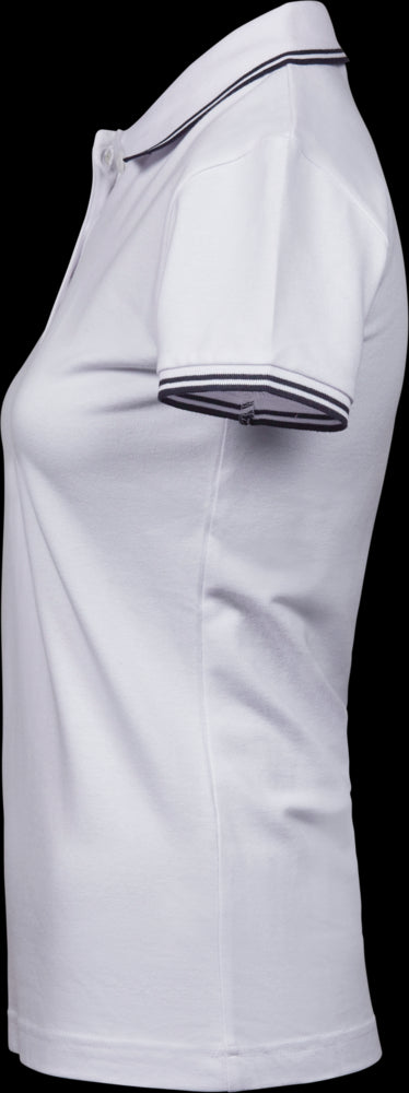 Women´s Luxury Stripe Stretch Polo