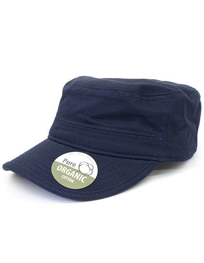 Organic Cotton Army Cap Washed