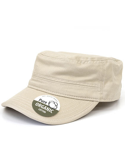 Organic Cotton Army Cap Washed