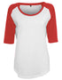 Ladies' 3/4 Contrast Raglan Tee