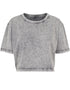 Ladies' Acid Washed Cropped Tee