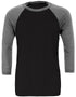 Unisex 3/4 Sleeve Baseball T-Shirt