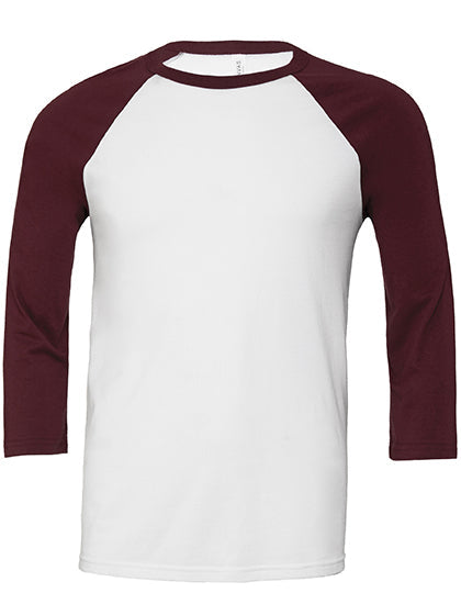 Unisex 3/4 Sleeve Baseball T-Shirt