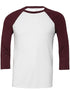 Unisex 3/4 Sleeve Baseball T-Shirt