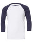 Unisex 3/4 Sleeve Baseball T-Shirt