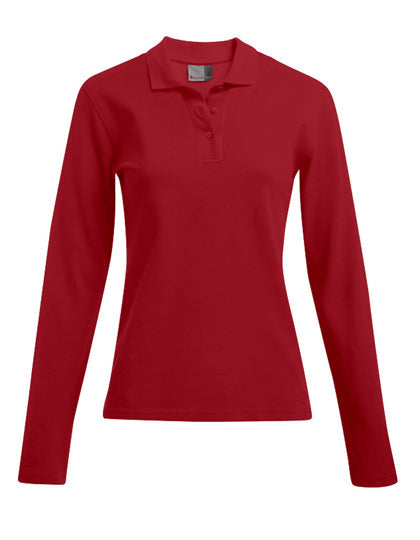 Women's Heavy Polo Long Sleeve