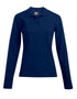 Women's Heavy Polo Long Sleeve