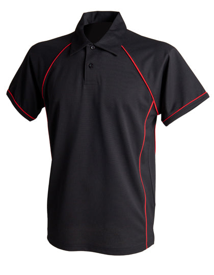 Men's Piped Performance Polo