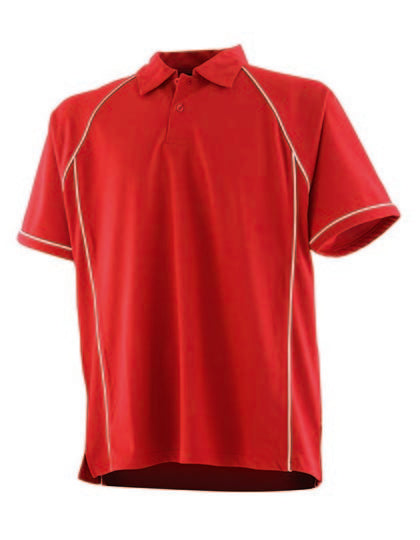 Men's Piped Performance Polo