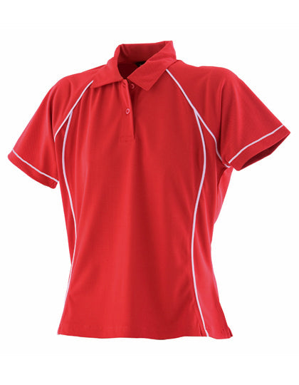 Ladies' Piped Performance Polo