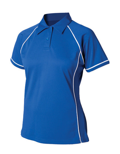 Ladies' Piped Performance Polo