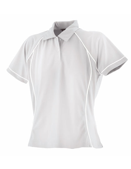 Ladies' Piped Performance Polo