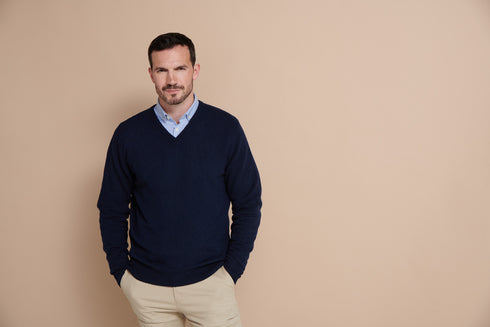 Lambswool V-Neck Jumper