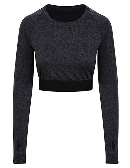 Women's Long Sleeve Crop T