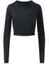 Women's Long Sleeve Crop T