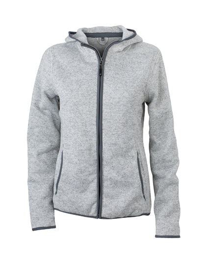 Ladies´ Knitted Fleece Hoody