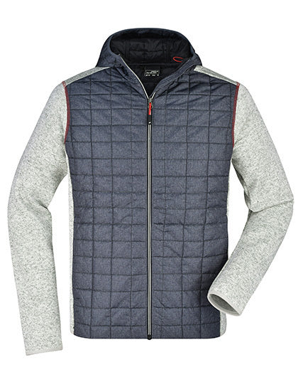 Men´s Knitted Hybrid Jacket