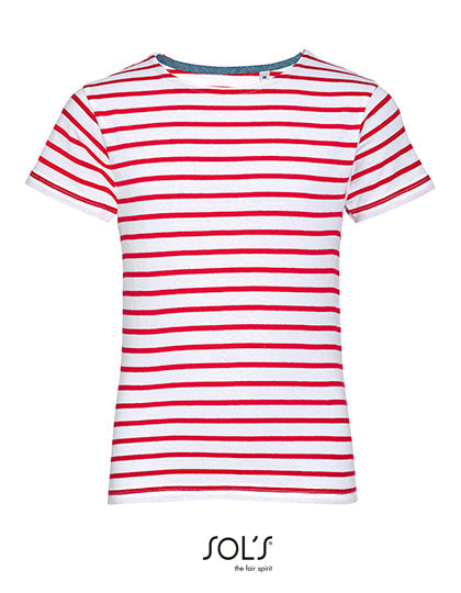 Kids´ Round Neck Striped T-Shirt Miles