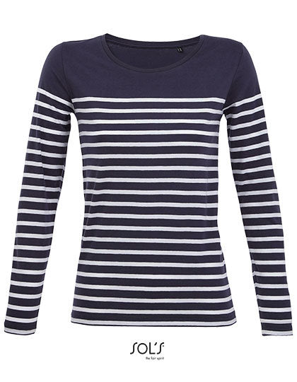 Women's Long Sleeve Striped T-Shirt Matelot