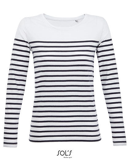 Women's Long Sleeve Striped T-Shirt Matelot