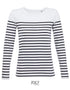 Women's Long Sleeve Striped T-Shirt Matelot