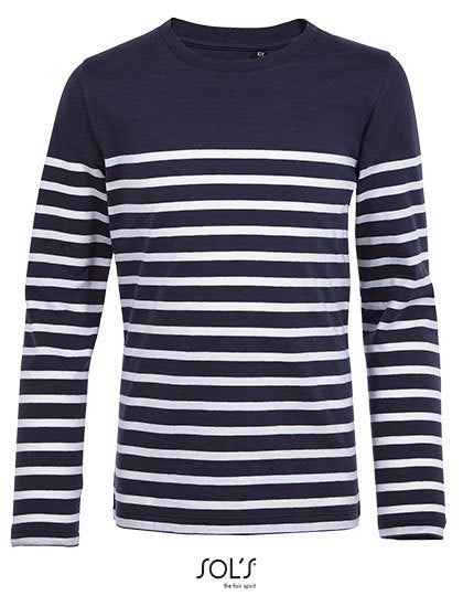 Kids' Long Sleeve Striped T-Shirt Matelot
