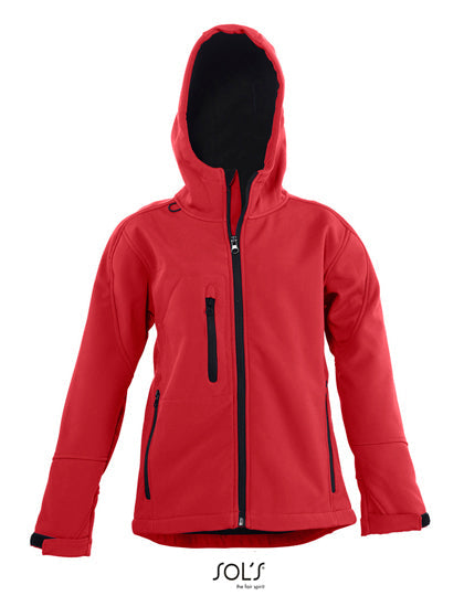Kids´ Hooded Softshell Jacket Replay