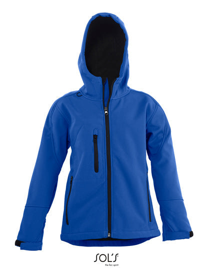 Kids´ Hooded Softshell Jacket Replay