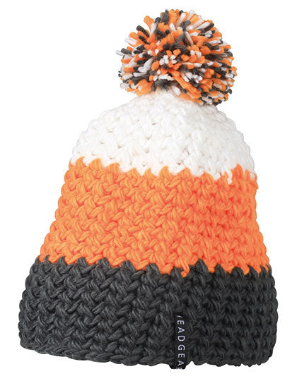 Crocheted Cap With Pompon