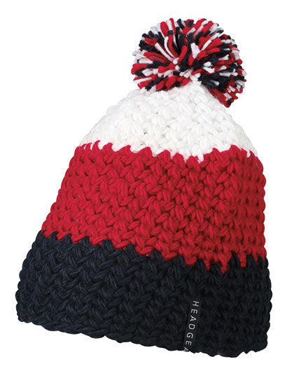 Crocheted Cap With Pompon