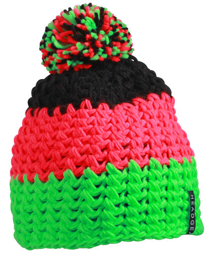 Crocheted Cap With Pompon