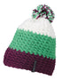 Crocheted Cap With Pompon