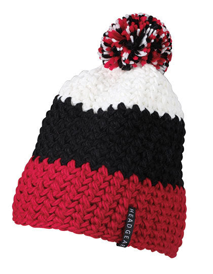 Crocheted Cap With Pompon