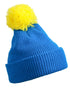 Pompon Hat With Brim