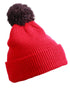 Pompon Hat With Brim