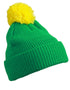 Pompon Hat With Brim