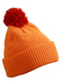 Pompon Hat With Brim