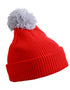 Pompon Hat With Brim