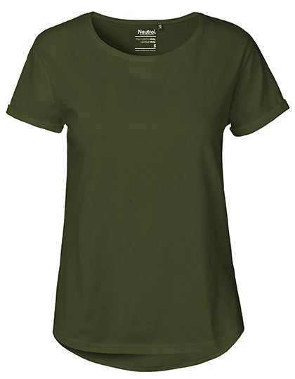 Ladies' Roll Up Sleeve T-Shirt