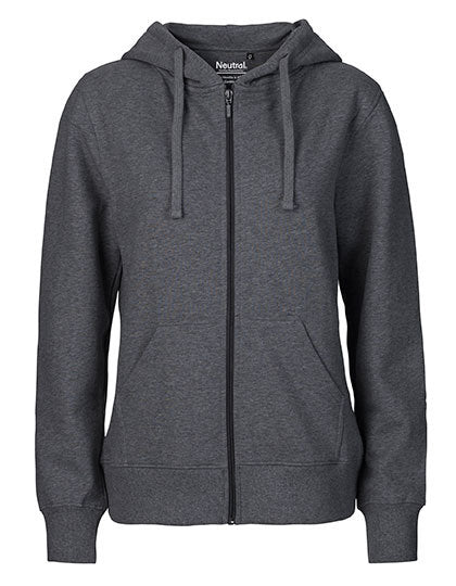 Ladies´ Zip Hoodie - Untergröße / Übergröße