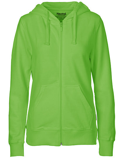 Ladies´ Zip Hoodie - Untergröße / Übergröße