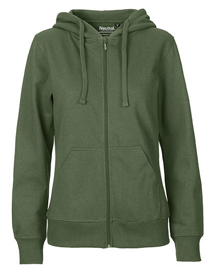 Ladies´ Zip Hoodie - Untergröße / Übergröße