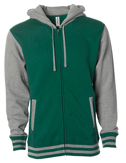 Unisex Heavyweight Varsity Zip Hood