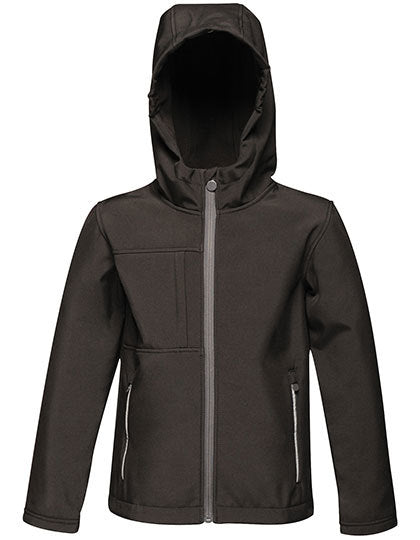 Kids´ Octagon 3-Layer Hooded Softshell Jacket