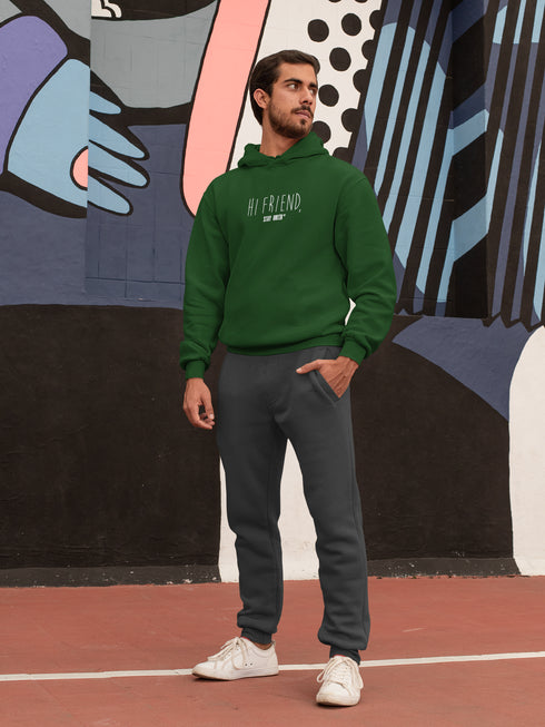 Stay Green Organic Hoodie - Hi Friend
