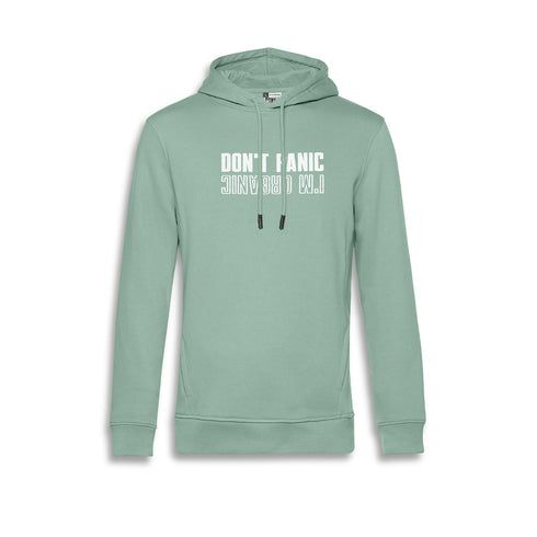 Stay Green Organic Hoodie - don't panic