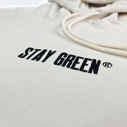 Stay Green Organic Hoodie - easy peasy